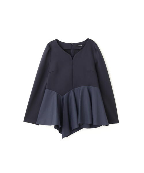 JILL STUART(ジルスチュアート)の「◆ストレッチダブルクロスタフタコンビトップ(シャツ/ブラウス・レディース・ネイビー/ベージュ・MEDIUM/SMALL)」の17枚目の写真