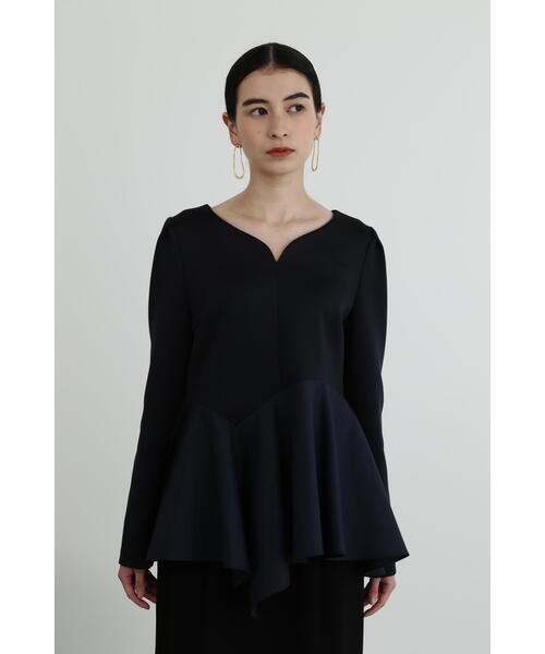 JILL STUART(ジルスチュアート)の「◆ストレッチダブルクロスタフタコンビトップ(シャツ/ブラウス・レディース・ネイビー/ベージュ・MEDIUM/SMALL)」の18枚目の写真