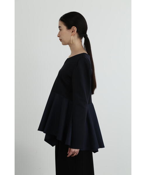 JILL STUART(ジルスチュアート)の「◆ストレッチダブルクロスタフタコンビトップ(シャツ/ブラウス・レディース・ネイビー/ベージュ・MEDIUM/SMALL)」の19枚目の写真