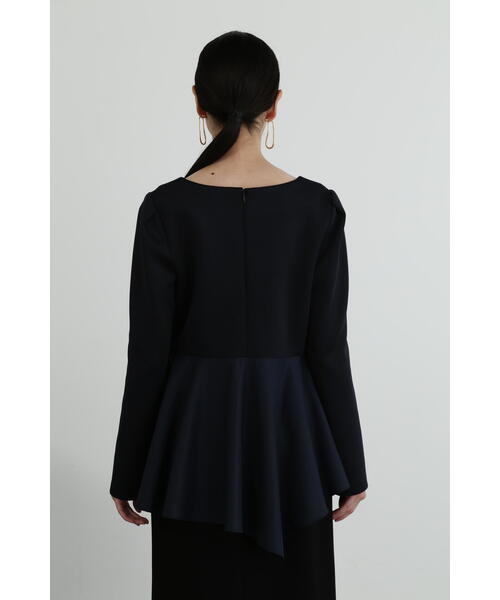 JILL STUART(ジルスチュアート)の「◆ストレッチダブルクロスタフタコンビトップ(シャツ/ブラウス・レディース・ネイビー/ベージュ・MEDIUM/SMALL)」の20枚目の写真