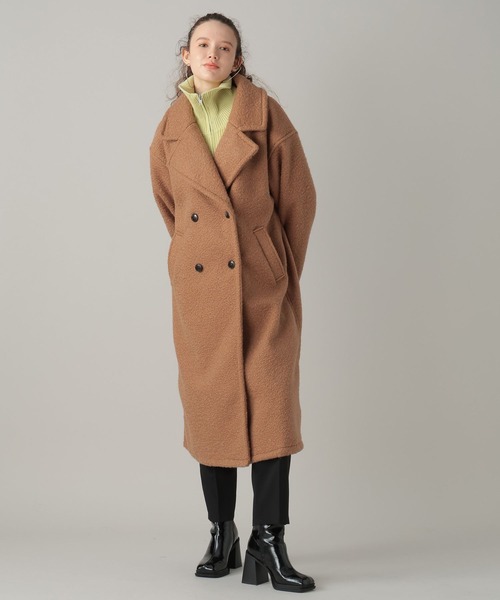 FOREVER 21（フォーエバー トゥエンティーワン）の「襟付きZIPニットカーディガン（カーディガン/ボレロ・レディース・オフホワイト/ライトグレー/グリーン・FREE）」の4枚目の写真