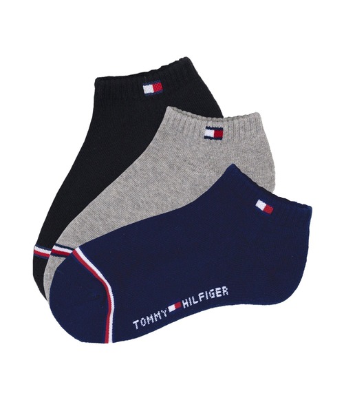 TOMMY HILFIGER(トミーヒルフィガー)の「TOMMY HILFIGER/トミーヒルフィガー ブランド ロゴ フロントフラッグ 抗菌防臭 足底パイル 靴下 スニーカーソックス アンクルソックス くるぶし 3足セット 23cm 24cm 25cm 26cm 27cm(ソックス/靴下・メンズ・ブラック/その他6/その他1/その他3/その他2/その他5/その他4/ブラック系2/その他9/その他8/その他7/ブラック系3/ホワイト/その他10/その他12/その他11・25~27cm/23~25cm)」の15枚目の写真
