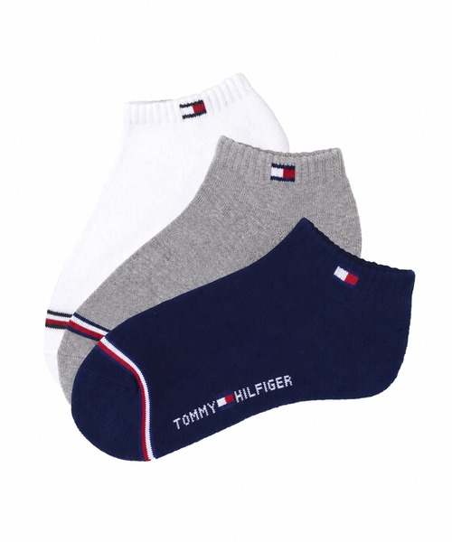 TOMMY HILFIGER(トミーヒルフィガー)の「TOMMY HILFIGER/トミーヒルフィガー ブランド ロゴ フロントフラッグ 抗菌防臭 足底パイル 靴下 スニーカーソックス アンクルソックス くるぶし 3足セット 23cm 24cm 25cm 26cm 27cm(ソックス/靴下・メンズ・ブラック/その他6/その他1/その他3/その他2/その他5/その他4/ブラック系2/その他9/その他8/その他7/ブラック系3/ホワイト/その他10/その他12/その他11・25~27cm/23~25cm)」の16枚目の写真