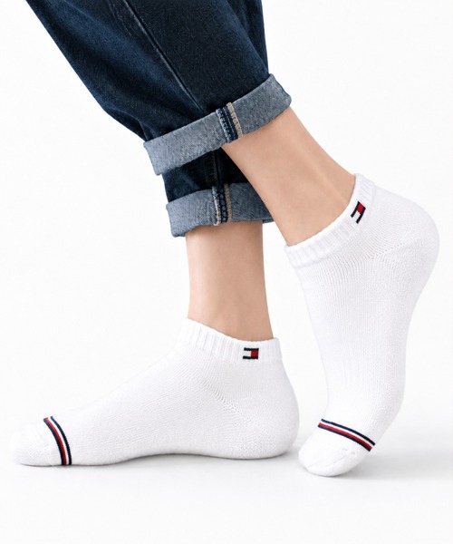 TOMMY HILFIGER(トミーヒルフィガー)の「TOMMY HILFIGER/トミーヒルフィガー ブランド ロゴ フロントフラッグ 抗菌防臭 足底パイル 靴下 スニーカーソックス アンクルソックス くるぶし 3足セット 23cm 24cm 25cm 26cm 27cm(ソックス/靴下・メンズ・ブラック/その他6/その他1/その他3/その他2/その他5/その他4/ブラック系2/その他9/その他8/その他7/ブラック系3/ホワイト/その他10/その他12/その他11・25~27cm/23~25cm)」の17枚目の写真