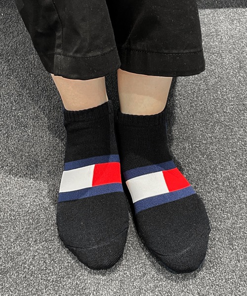 TOMMY HILFIGER（トミーヒルフィガー）の「TOMMY HILFIGER/トミーヒルフィガー ブランド ロゴ フロントフラッグ 抗菌防臭 足底パイル 靴下 スニーカーソックス アンクルソックス くるぶし 3足セット 23cm 24cm 25cm 26cm 27cm（ソックス/靴下・メンズ・ブラック/その他6/その他1/その他3/その他2/その他5/その他4/ブラック系2/その他9/その他8/その他7/ブラック系3/ホワイト/その他10・25～27cm/23～25cm）」の20枚目の写真