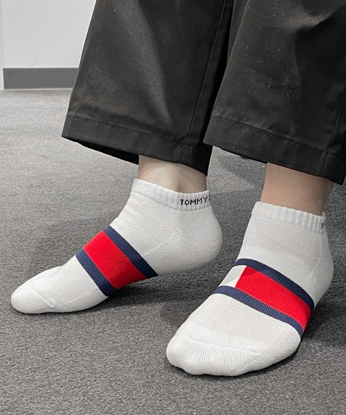 TOMMY HILFIGER（トミーヒルフィガー）の「TOMMY HILFIGER/トミーヒルフィガー ブランド ロゴ フロントフラッグ 抗菌防臭 足底パイル 靴下 スニーカーソックス アンクルソックス くるぶし 3足セット 23cm 24cm 25cm 26cm 27cm（ソックス/靴下・メンズ・ブラック/その他6/その他1/その他3/その他2/その他5/その他4/ブラック系2/その他9/その他8/その他7/ブラック系3/ホワイト/その他10・25～27cm/23～25cm）」の18枚目の写真