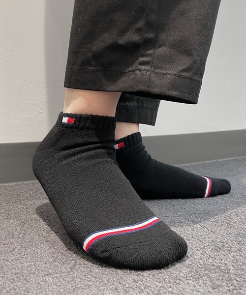 TOMMY HILFIGER（トミーヒルフィガー）の「TOMMY HILFIGER/トミーヒルフィガー ブランド ロゴ フロントフラッグ 抗菌防臭 足底パイル 靴下 スニーカーソックス アンクルソックス くるぶし 3足セット 23cm 24cm 25cm 26cm 27cm（ソックス/靴下・メンズ・ブラック/その他6/その他1/その他3/その他2/その他5/その他4/ブラック系2/その他9/その他8/その他7/ブラック系3/ホワイト/その他10・25～27cm/23～25cm）」の17枚目の写真