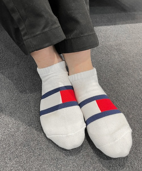 TOMMY HILFIGER（トミーヒルフィガー）の「TOMMY HILFIGER/トミーヒルフィガー ブランド ロゴ フロントフラッグ 抗菌防臭 足底パイル 靴下 スニーカーソックス アンクルソックス くるぶし 3足セット 23cm 24cm 25cm 26cm 27cm（ソックス/靴下・メンズ・ブラック/その他6/その他1/その他3/その他2/その他5/その他4/ブラック系2/その他9/その他8/その他7/ブラック系3/ホワイト/その他10・25～27cm/23～25cm）」の19枚目の写真