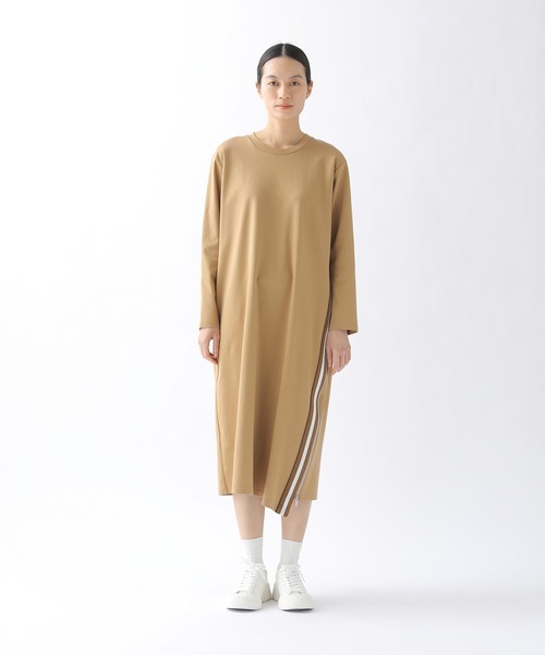 ZUCCa（ズッカ）の「ストライプテープジャージィー / ワンピース / (O 