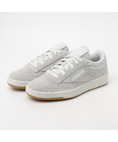 Reebok（リーボック）の「クラブシー 85 / CLUB C 85（スニーカー・メンズ・ブラック/ライトグレー/ダークグリーン・23.0cm/23.5cm/24.5cm/24.0cm/25.0cm/25.5cm/26.0cm/26.5cm/27.0cm/27.5cm/28.0cm/28.5cm/29.0cm/30.0cm/22.5cm）」の4枚目の写真