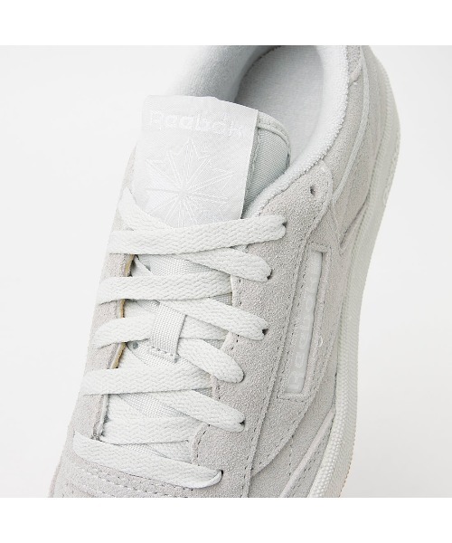 Reebok（リーボック）の「クラブシー 85 / CLUB C 85（スニーカー・メンズ・ブラック/ライトグレー/ダークグリーン・23.0cm/23.5cm/24.5cm/24.0cm/25.0cm/25.5cm/26.0cm/26.5cm/27.0cm/27.5cm/28.0cm/28.5cm/29.0cm/30.0cm/22.5cm）」の8枚目の写真