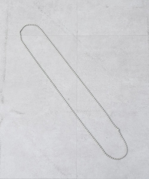 CIAOPANIC TYPY(チャオパニックティピー)の「【lil/リル】1連ボールチェーンネックレス(ネックレス・レディース・シルバー・ONE SIZE)」の6枚目の写真