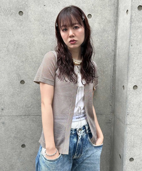 トップス Mee 4TEX シュリンクレース メロートップス Eimee Law│Eimee Law