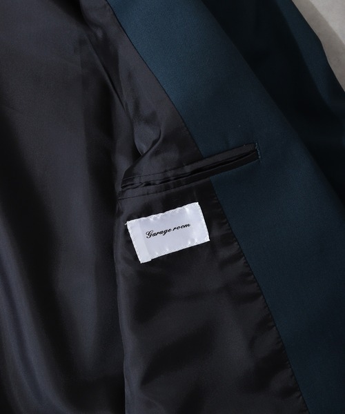 Garage（ガレージ）の「Garageroom SINGLE BREASTED SUIT SETUP スーツセットアップ TR シングルブレスト2ボタン ジャケット＆パンツ（スーツセット・メンズ・チェック/モカ/ダークパープル/ベージュ・XS/LL/L/M/S）」の16枚目の写真