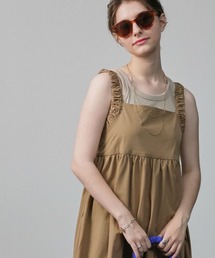 saloon | SALOON(サルーン)/　ギャザーバルーンキャミワンピース(ワンピース)