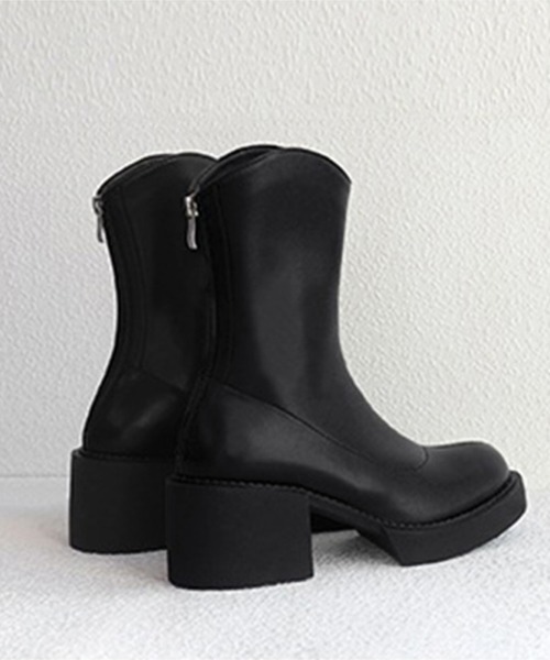 Miniministore（ミニミニストア）の「ショートブーツ レディース 厚底靴 美脚（ブーツ・レディース・ブラウン/ブラック・22.5cm/24.5cm/23.5cm/24.0cm/23.0cm）」の14枚目の写真
