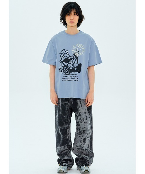 A'GEM/9 × .kom 『NASTY KICK/ナスティー キック』 Wizard Tee