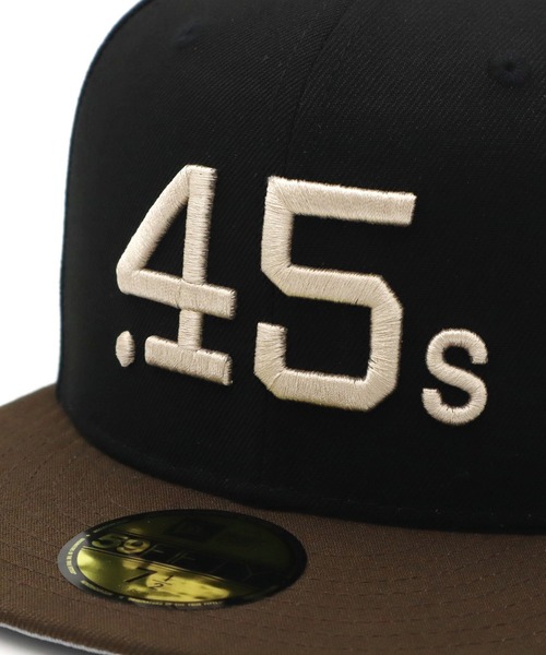 NEW ERA（ニューエラ）の「ニューエラ キャップ 59FIFTYサイドパッチ ONSPOTZ別注（キャップ・メンズ・ブラック/ブラック系/ブラック系1/ブラック系2/ブラック系3/ブラック系その他4・8/7 3/4/7 5/8/7 1/2/7 3/8/7 1/4/7/7 1/8/7 7/8）」の10枚目の写真