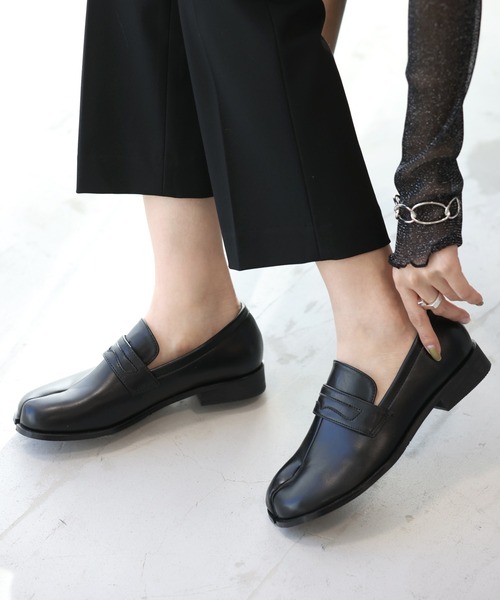 【極美品】FUTIER LAND 足袋ローファー　足袋シューズ　38 極美品】FUTIER LAND 足袋ローファー 足袋シューズ 38 - メルカリ