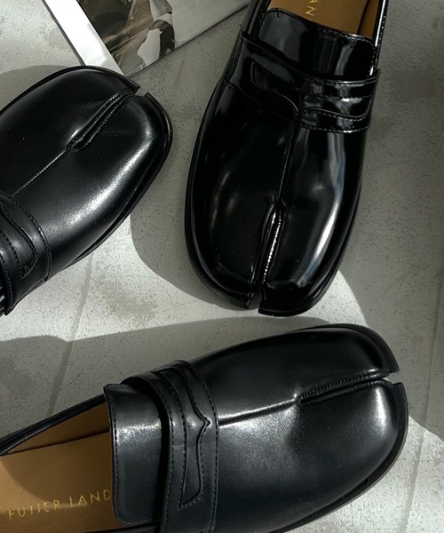 Futier land（フューティアランド）の「足袋ローファー（ローファー・レディース・ブラック系/ブラック・40/39/38/37/36）」の17枚目の写真