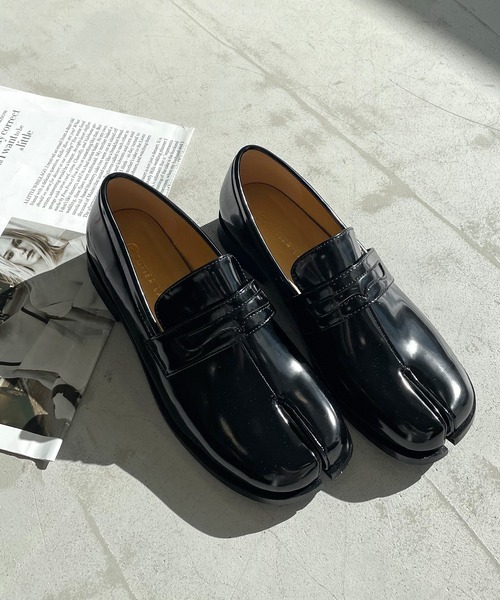 【極美品】FUTIER LAND 足袋ローファー　足袋シューズ　38 極美品】FUTIER LAND 足袋ローファー 足袋シューズ 38 - メルカリ