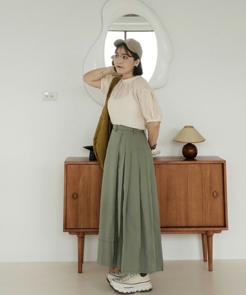 mimi toujours(ミミトゥジュール)の「2way シアー レース リボン ブラウス mimi toujours×ImSpring(シャツ/ブラウス・レディース・ピンク/アイボリー/ブラック・M)」の13枚目の写真