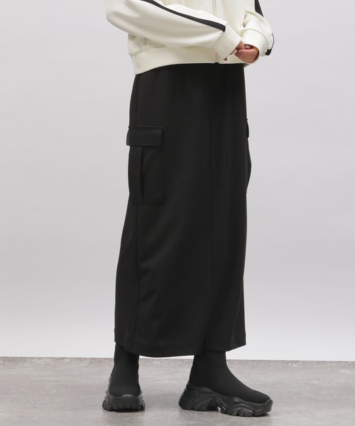 LAKOLE(ラコレ)の「ジョーゼットカーゴスカート / 996027(スカート・レディース・チャコールグレー/ブラック/ライトグリーン・SMALL/MEDIUM)」の7枚目の写真