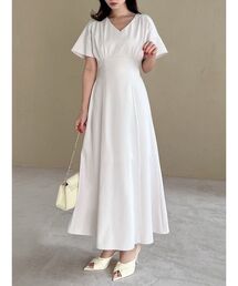 【WEB限定】ワイドスリーブマーメイドワンピース