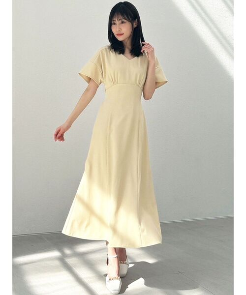 セール】【WEB限定】ワイドスリーブマーメイドワンピース