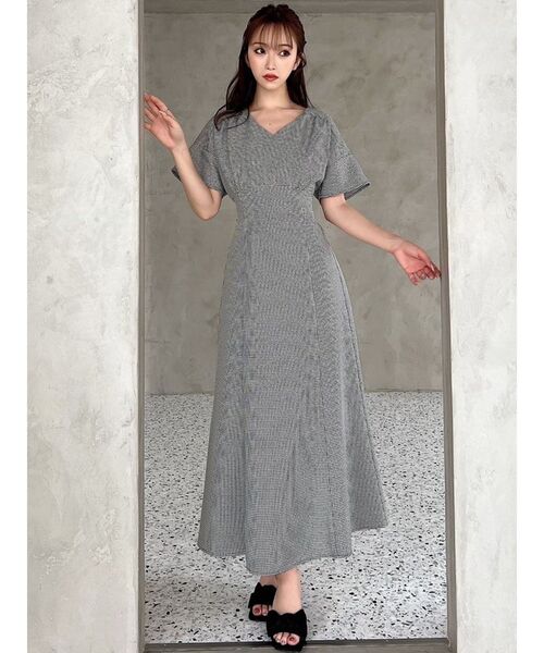 セール】【WEB限定】ワイドスリーブマーメイドワンピース