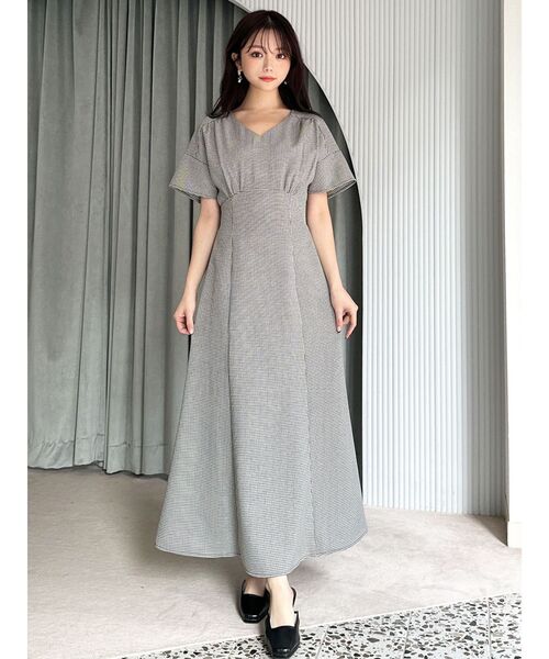 セール】【WEB限定】ワイドスリーブマーメイドワンピース