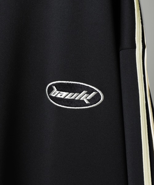 ROUGH TRADE（ラフトレード）の「【ROUGH TRADE】 ワンポイント ロゴ 刺繍 サイドライン 長袖 トラックジャケット（ジャージ・メンズ・オレンジ/ブラック/アイボリー・X-LARGE/LARGE/MEDIUM）」の12枚目の写真