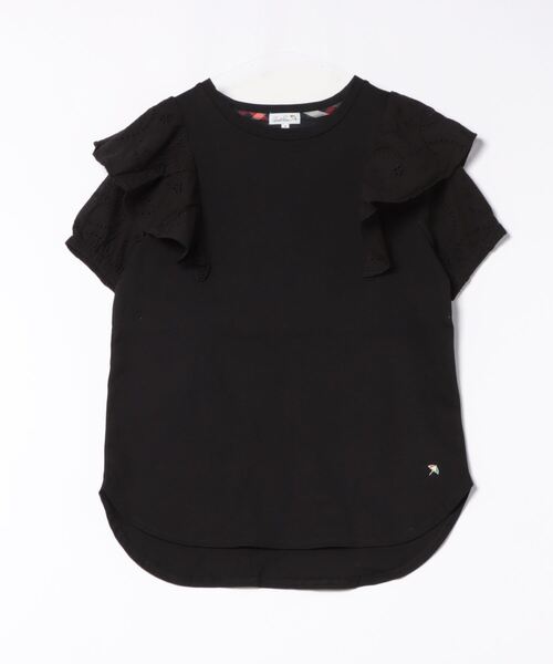 Arnold Palmer（アーノルドパーマー）の「アンブレラ レース フリル プルオーバー（Tシャツ/カットソー・レディース・杢グレー/ブラック/ホワイト・S/L/M）」の21枚目の写真