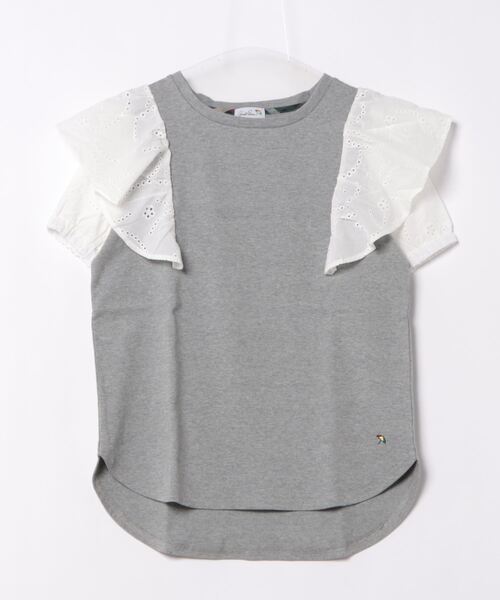 Arnold Palmer（アーノルドパーマー）の「アンブレラ レース フリル プルオーバー（Tシャツ/カットソー・レディース・杢グレー/ブラック/ホワイト・S/L/M）」の19枚目の写真