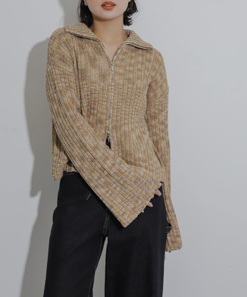 セール】ダブルジップセーター（ニット/セーター）｜SENSE OF