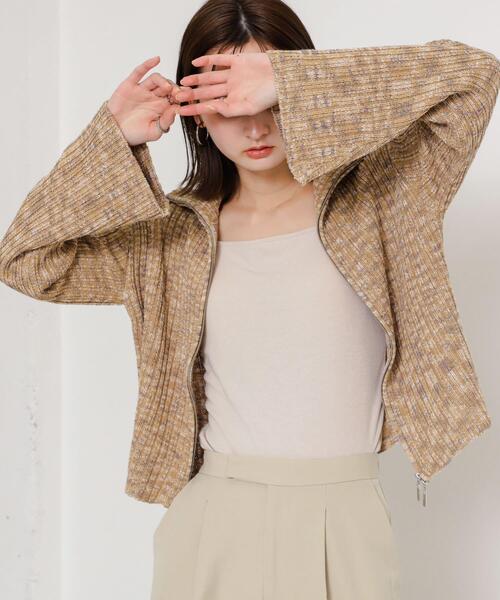 セール】ダブルジップセーター（ニット/セーター）｜SENSE OF PLACE by