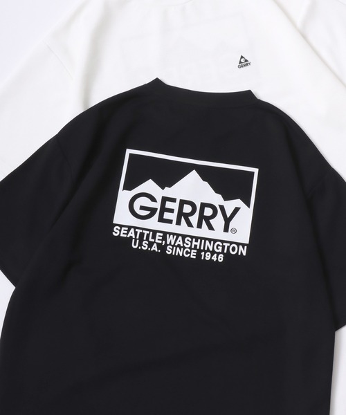 GERRY（ジェリー）の「GERRY/ジェリー オーバーサイズ 接触冷感 とろみポンチ バックプリント ロゴ ワンポイント 半袖Tシャツ/レディース メンズ（Tシャツ/カットソー・メンズ・ホワイト/ライトグレー/ブラック/ブルー系その他/ブルー/ホワイト系その他/ブラック系その他/グレー系その他・M/LL/L）」の4枚目の写真