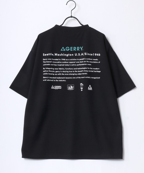 GERRY（ジェリー）の「GERRY/ジェリー オーバーサイズ 接触冷感 とろみポンチ バックプリント ロゴ ワンポイント 半袖Tシャツ/レディース メンズ（Tシャツ/カットソー・メンズ・ホワイト/ライトグレー/ブラック/ブルー系その他/ブルー/ホワイト系その他/ブラック系その他/グレー系その他・M/LL/L）」の16枚目の写真