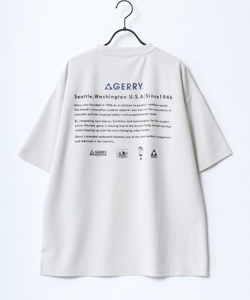 GERRY（ジェリー）の「GERRY/ジェリー オーバーサイズ 接触冷感 とろみポンチ バックプリント ロゴ ワンポイント 半袖Tシャツ/レディース メンズ（Tシャツ/カットソー・メンズ・ホワイト/ライトグレー/ブラック/ブルー系その他/ブルー/ホワイト系その他/ブラック系その他/グレー系その他・M/LL/L）」の20枚目の写真