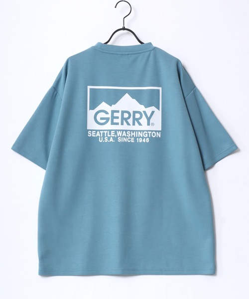 GERRY（ジェリー）の「GERRY/ジェリー オーバーサイズ 接触冷感 とろみポンチ バックプリント ロゴ ワンポイント 半袖Tシャツ/レディース メンズ（Tシャツ/カットソー・メンズ・ホワイト/ライトグレー/ブラック/ブルー系その他/ブルー/ホワイト系その他/ブラック系その他/グレー系その他・M/LL/L）」の22枚目の写真