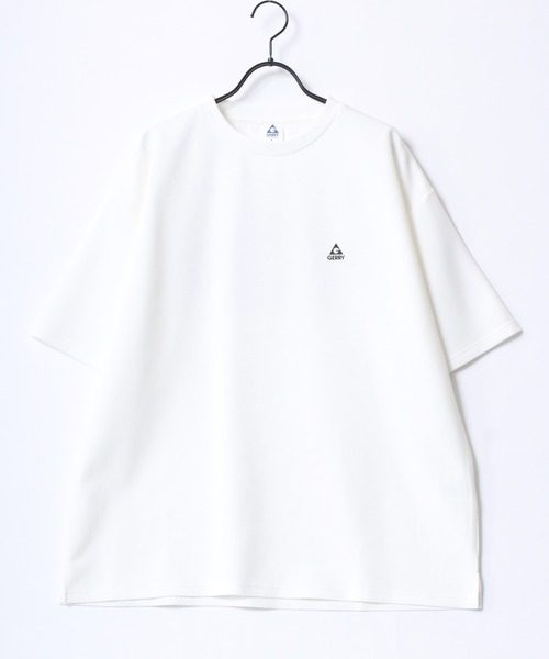 GERRY（ジェリー）の「GERRY/ジェリー オーバーサイズ 接触冷感 とろみポンチ バックプリント ロゴ ワンポイント 半袖Tシャツ/レディース メンズ（Tシャツ/カットソー・メンズ・ホワイト/ライトグレー/ブラック/ブルー系その他/ブルー/ホワイト系その他/ブラック系その他/グレー系その他・M/LL/L）」の9枚目の写真