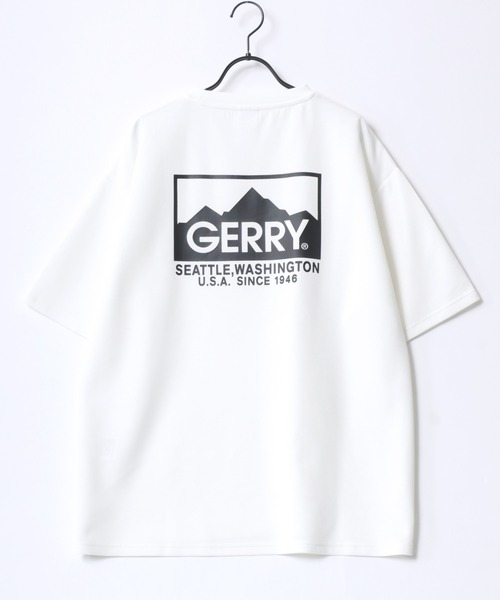 GERRY（ジェリー）の「GERRY/ジェリー オーバーサイズ 接触冷感 とろみポンチ バックプリント ロゴ ワンポイント 半袖Tシャツ/レディース メンズ（Tシャツ/カットソー・メンズ・ホワイト/ライトグレー/ブラック/ブルー系その他/ブルー/ホワイト系その他/ブラック系その他/グレー系その他・M/LL/L）」の10枚目の写真