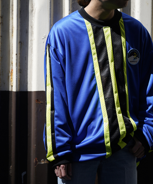 NOMA t.d.(ノーマティーディー)の「【NOMA T.D. / ノ-マ・ティー・ディー】STRIPE FOOTBALL TEE(Tシャツ/カットソー・メンズ・ブラック/ブルー系その他・4/5)」の22枚目の写真