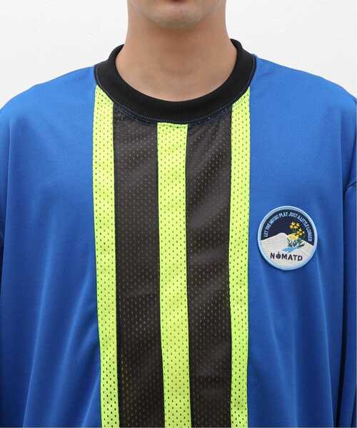 NOMA t.d.(ノーマティーディー)の「【NOMA T.D. / ノ-マ・ティー・ディー】STRIPE FOOTBALL TEE(Tシャツ/カットソー・メンズ・ブラック/ブルー系その他・4/5)」の6枚目の写真