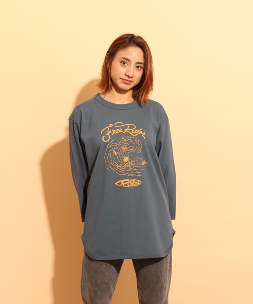 ROTAR（ローター）の「Free Rider BB Tee（Tシャツ/カットソー・メンズ・ホワイト/ブルー系その他/ヘザーグレー・X-LARGE/MEDIUM/LARGE/SMALL）」の5枚目の写真