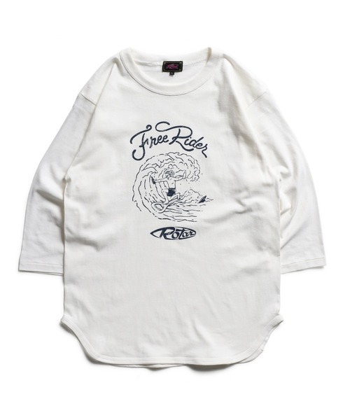 ROTAR（ローター）の「Free Rider BB Tee（Tシャツ/カットソー・メンズ・ホワイト/ブルー系その他/ヘザーグレー・X-LARGE/MEDIUM/LARGE/SMALL）」の6枚目の写真