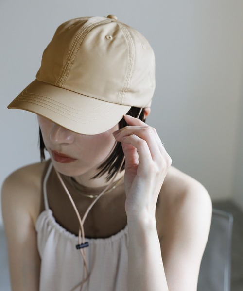 LANA着用キャップ RUBEN】ストラップ付き ナイロンキャップ / はっ水｜SELECT BY