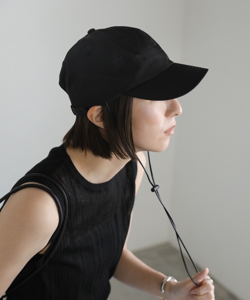 ストラップ付きナイロンキャップ（キャップ）｜select MOCA（セレクト