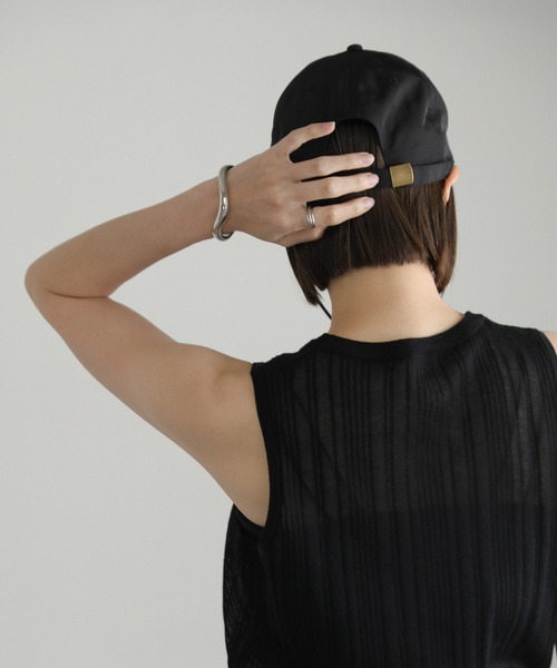 select MOCA（セレクトモカ）の「ストラップ付きナイロンキャップ（キャップ・レディース・ベージュ/カーキ/ブラック・FREE）」の21枚目の写真