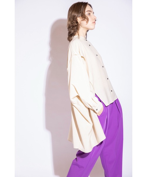 OSMOSIS（オズモーシス）の「ドルマンビッグブラウス（シャツ/ブラウス・レディース・アイボリー/イエロー/ブラック・ONE SIZE）」の16枚目の写真